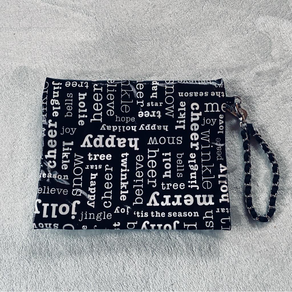 Brighton Black And White Cosmetic Bag
